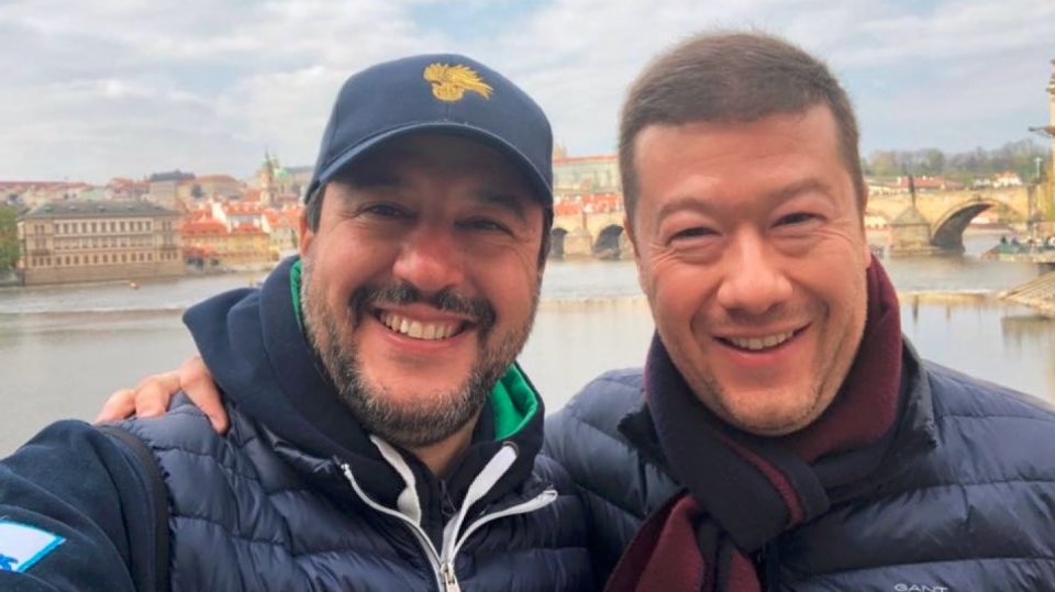 Matteo Salvini a Tomio Okamura